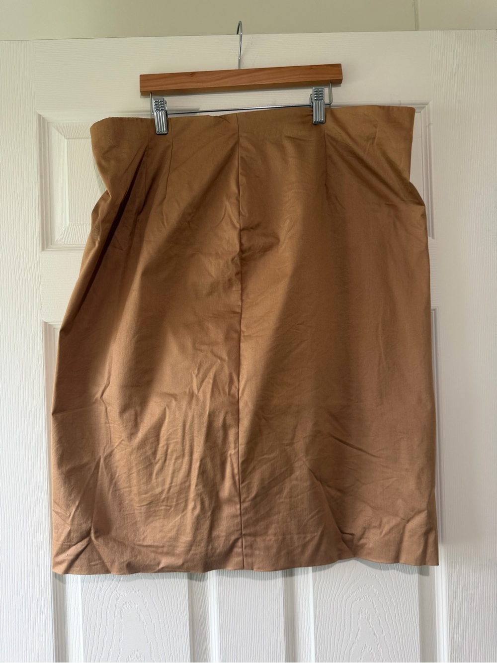 Doncaster Camel Brown Pencil Skirt